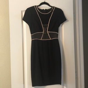BCBG Max Azria Libby Black Dress with Lace